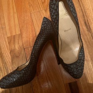 Christian Louboutin size 42 Fifi Python Shoes